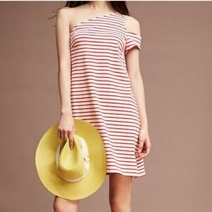 Anthropologie Marketa One-Shoulder Dress